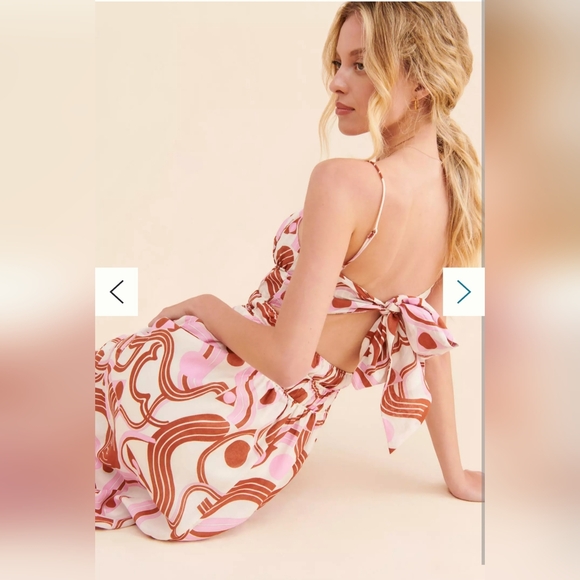 Anthropologie By Astr The Label Suzy Midi Dress - Picture 4 of 16